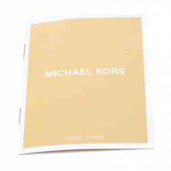 Pre Owned MICHAEL Michael Kors Off White Sail Boat Travel Wristlet