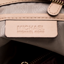 Pre Owned MICHAEL Michael Kors Purple Patent Leather Grayson Satchel