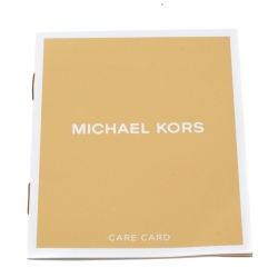 مملوكة مسبقًا حقيبة يد مايكل مايكل كورس ديلون صغيرة جلد سافيانو زرقاء