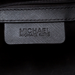 Pre Owned Michael Michael Kors Black Leather Mini Selma Tote 