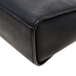 Pre Owned Michael Michael Kors Black Leather Mini Selma Tote 