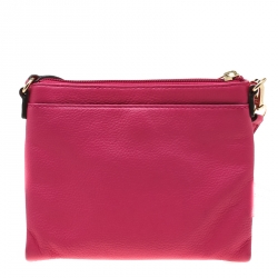 MICHAEL Michael Kors Pink Leather Adele Crossbody Bag