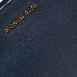 Pre Owned حقيبة كروس مايكل مايكر كورس سلما متوسطة جلد كحلية