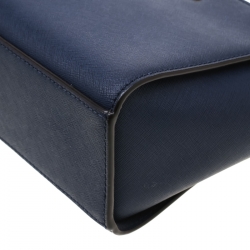 Pre Owned حقيبة كروس مايكل مايكر كورس سلما متوسطة جلد كحلية