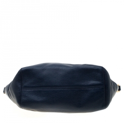 مملوكة مسبقًا حقيبة يد مايكل مايكل كورس سلسلة مجمعة جلد كحلية