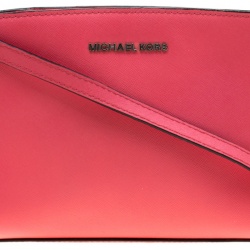 Pre Owned MICHAEL Michael Kors Pink Leather Medium Selma Crossbody Bag 