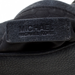 Pre Owned MICHAEL Michael Kors Black Leather Bedford Crossbody Bag