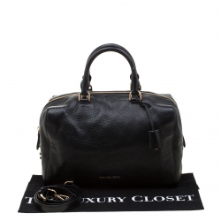 Pre Owned حقيبة مايكل كورس جلد سوداء