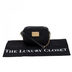 Pre Owned حقيبة كروس مايكل مايكل كورس جلد سوداء