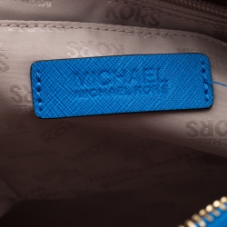 Pre Owned MICHAEL Michael Kors Blue Leather Satchel