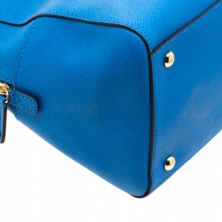 Pre Owned MICHAEL Michael Kors Blue Leather Satchel