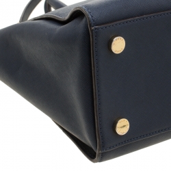 مملوكة مسبقًا حقيبة مايكل مايكل كورس سلما كبيرة جلد سافيانو كحلية