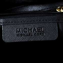 مملوكة مسبقًا حقيبة يد مايكل مايكل كورس ترافل جت ست جلد سافيانو سوداء