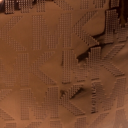 مملوكة مسبقًا Michael Michael Kors Bronze Patent Leather Tote