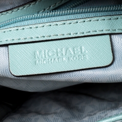 مملوكة مسبقًا Michael Kors Lime Green Leather Emmy Cindy Crossbody Bag