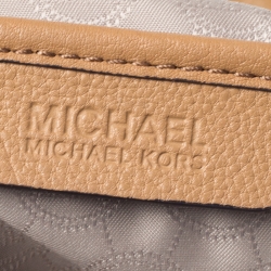 Pre Owned MICHAEL Michael Kors Tan Leather Riley Satchel    