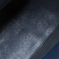 Pre Owned MICHAEL Michael Kors Navy Blue Saffiano Leather Jet Set Travel Tote