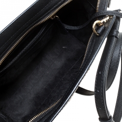 Pre Owned MICHAEL Micheal Kors Black Leather Small Selma Crossbody Bag