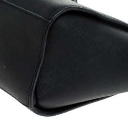 Pre Owned MICHAEL Micheal Kors Black Leather Small Selma Crossbody Bag