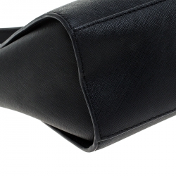 Pre Owned MICHAEL Micheal Kors Black Leather Small Selma Crossbody Bag