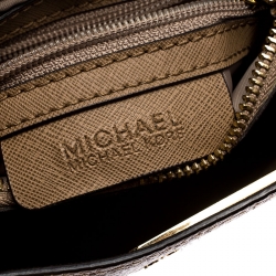 Michael Michael Kors Beige Leather Mini Mercer Tote