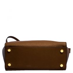Pre Owned MICHAEL Michael Kors Brown Leather Selma Satchel