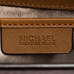 Pre Owned MICHAEL Michael Kors Brown Leather Selma Satchel