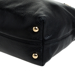 حقيبة مايكل مايكل كورس جيت سيت جلد أسود بسلسلة