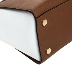 Pre Owned حقيبة مايكل مايكل كورس سلما كبيرة جلد سافيانو متعددة الألوان