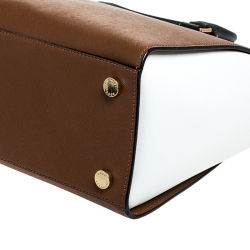 Pre Owned حقيبة مايكل مايكل كورس سلما كبيرة جلد سافيانو متعددة الألوان