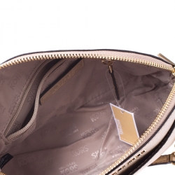 Pre Owned MICHAEL Michael Kors Gold Leather Emmy Crossbody Bag