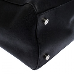 مملوكة مسبقًا Michael Michael Kors Black Leather Large Ciara Zip Tote 