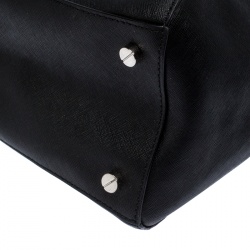 مملوكة مسبقًا Michael Michael Kors Black Leather Large Ciara Zip Tote 