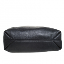 Pre Owned حقيبة مايكل مايل كورس جيت سيت جلد أسود بسلسلة