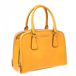 Pre Owned حقيبة مايكل مايكل كورس Reese متوسطة جلد مسطردة