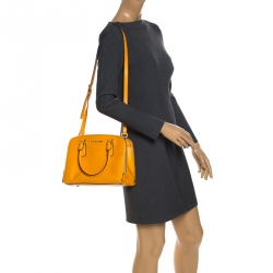 Pre Owned حقيبة مايكل مايكل كورس Reese متوسطة جلد مسطردة