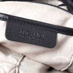 مملوكة مسبقًا MICHAEL Michael Kors Black Leather Hamilton Tote