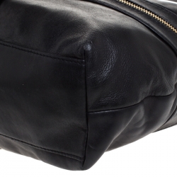 Pre Owned حقيبة مايكل مايكل كورس Jamesport Two Way جلد سوداء