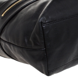 Pre Owned حقيبة مايكل مايكل كورس Jamesport Two Way جلد سوداء