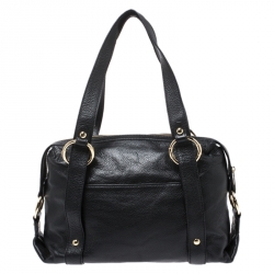 Pre Owned حقيبة مايكل مايكل كورس جيب أمامي جلد سوداء