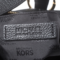 Pre Owned حقيبة مايكل مايكل كورس جيب أمامي جلد سوداء