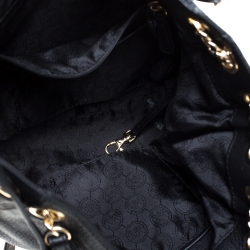 Pre Owned MICHAEL Michael Kors Black Leather Shoulder Bag