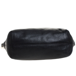 Pre Owned MICHAEL Michael Kors Black Leather Shoulder Bag