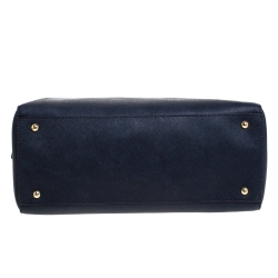 مملوكة مسبقًا MICHAEL Michael Kors Blue Leather Cindy Satchel