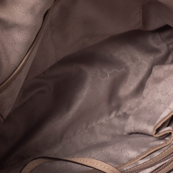 مملوكة مسبقًا حقيبة يد مايكل مايكل كورس جت ست سحاب علوي جلد بيج