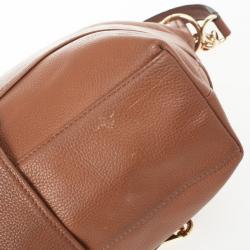 Pre Owned Michael Michael Kors Jamesport Brown Leather Tote