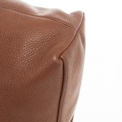 Pre Owned Michael Michael Kors Jamesport Brown Leather Tote