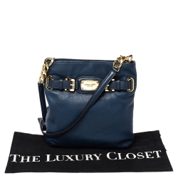 Pre Owned حقيبة كروس مايكل مايكل كورس جلد زرقاء