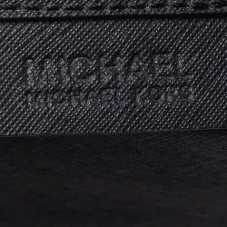 Pre Owned MICHAEL Michael Kors Black Leather Hamilton Messenger Bag