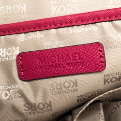 MICHAEL Michael Kors Beige/Pink Floral Signature Coated Canvas Emmy Backpack